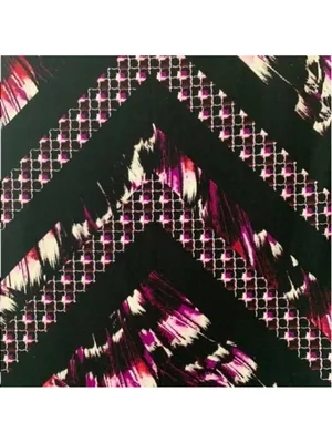 White House Black Market Dress, Size S, Black & Purple thumbnail 6