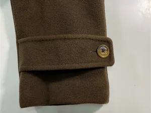 Regency Cashmere Vintage Cashmere Wool Blend-Brown Single-Breasted thumbnail 7