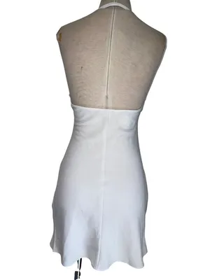 Amanda Uprichard Entela Dress in Ivory & Black Rose XSmall Womens Mini thumbnail 7