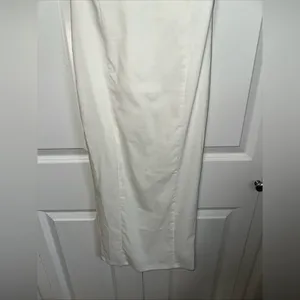 Forever 21 Lightweight Strapless Bodycon Midi Dress M White NWT thumbnail 3