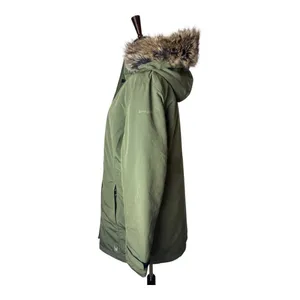 Spyder Coat Women Medium Sage Green Hooded Insulated Explorer Parka Outdoor‎ thumbnail 5
