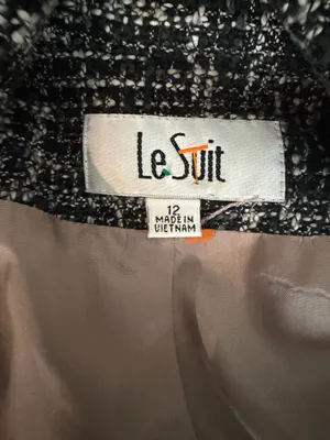 Blazer knit patterned Gray Size 12 thumbnail 2