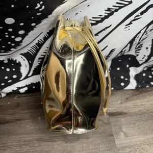 Bath & Body Works Metallic Gold Cosmetic Bag thumbnail 3