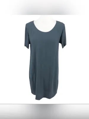 Aritzia Wilfred Free Teigen T-Shirt Dress – Blue Stone – S thumbnail 4