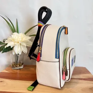 NWT Coach Mini Court‎ Backpack With Rainbow Coach thumbnail 2