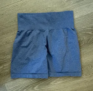 NVGTN High-Waist Navy Blue Active Shorts thumbnail 1