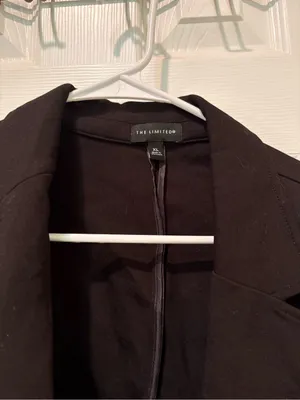 The Limited Black Women's Knit Blazer Jacket thumbnail 2