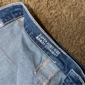 Women’s American Eagle Baggy Straight Jeans Size 14 Long thumbnail 8
