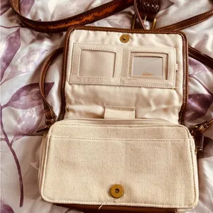 Brown Leather Crossbody Bag thumbnail 1