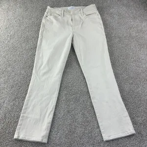 Frame Le High‎ Straight Jeans Women 27 White High Rise Denim Designer Denim thumbnail 1