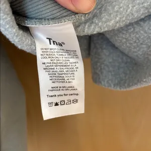 Aritzia Tna Hoodie Blue Cropped Cozy AF Size 2 thumbnail 7