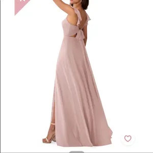 AZAZIE Everett trusty dust pink bridesmaid dress size 4. thumbnail 3