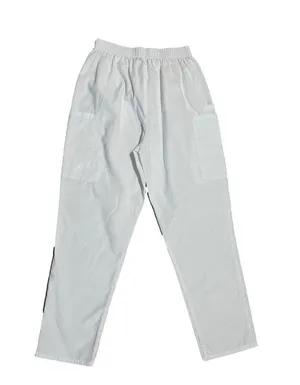 New Women’s Cherokee White Scrub Pants with Cargo Pockets Elastic Waist size Xs thumbnail 2