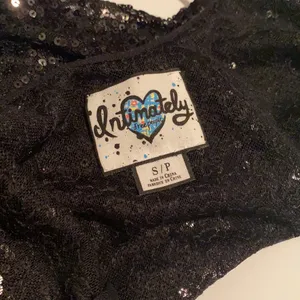 Free People Intimately black sequin slip dress, size small thumbnail 8