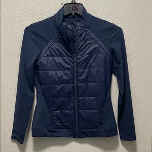 Southern Tide Josette Mixed Media Full Zip Athletic Jacket thumbnail 3