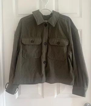 Avec Les Filles Shacket Corduroy thumbnail 1
