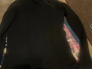 Athleta cozy Karma Asym black pullover thumbnail 11