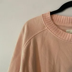 Aerie Pink Ribbed Oversized Crewneck Pullover Sweatshirt Loungewear Women Small thumbnail 3