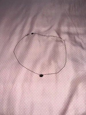Francesca's Silver Football Necklace thumbnail 2