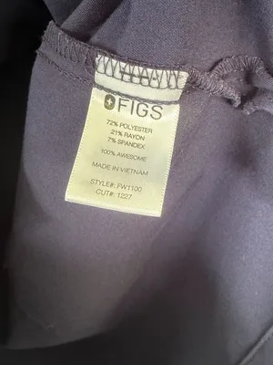 Figs Casma Scrub Top Navy Blue Size Small thumbnail 5