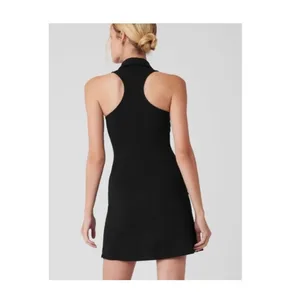 Alo Charmed Tennis Dress Black Size Medium thumbnail 2
