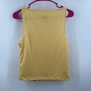 Urban Outfitters Tank SZ Small NEW Mercedes Daisy Graphic BoatNeck Yellow Y2K thumbnail 3