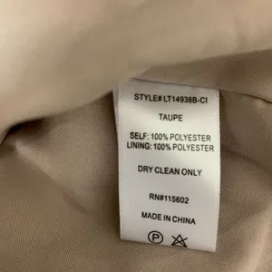 Lush Womens Beige Faux Fur Long Sleeve Coat thumbnail 6