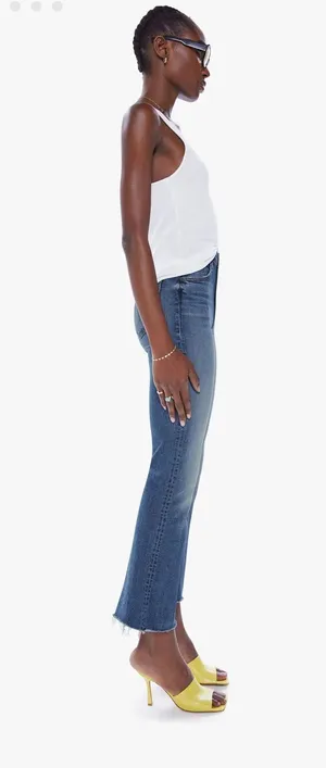 Mother Jeans The Hustler Ankle Fray thumbnail 3