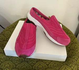 Easy Spirit Women’s Slip-On Sneakers in Fuchsia thumbnail 1