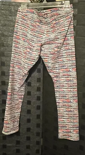 American Eagle High Rise Womens Multicolor Leggings Size L Pattern thumbnail 7