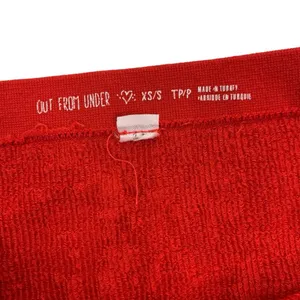 Urban Outfitters Crop Top XS S Red‎ Strapless Stretch Y2K Clubwear Sexy thumbnail 3