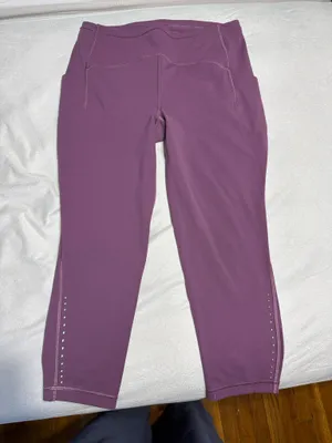 Lululemon Swift Speed Crop legging in Vintage Plum thumbnail 1