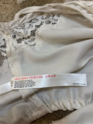 Free People Ivory Lace Satin Cropped Cami Tank Top XS Romantic Lingerie Y2K thumbnail 8