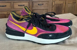 Nike Waffle One Pink Orange Womens‎ 8.5 thumbnail 1