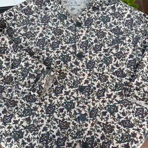 Free People Vintage 90s Marc Ware floral retro corduroy print jacket thumbnail 5