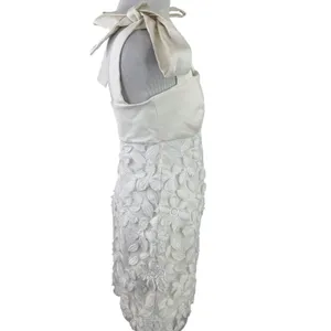 Alexis Elaina Revolve Floral 3D Applique Tie Bow Mini Dress Size Small thumbnail 7