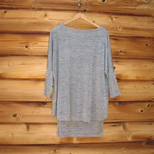 Joseph Ribkoff Grey Tunic Top thumbnail 5