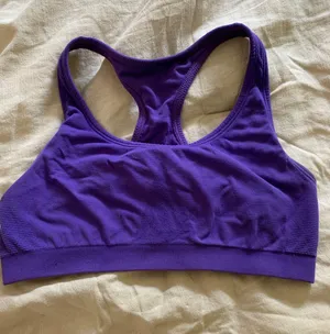 Purple Sports Bra Size XL thumbnail 1