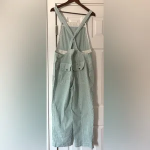 Free People Intown Mint Striped Jumpsuit Size Small NWT‎ thumbnail 4