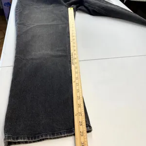 Abercrombie & Fitch Curve Love High Rise 90s Straight Jeans‎ Womens 32 Black thumbnail 12