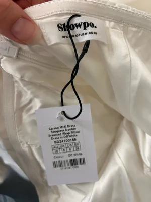 New Showpo Carson Midi Dress Strapless Double Breasted Fitted Dress MSRP $109 thumbnail 5