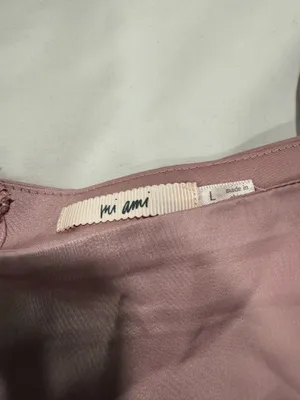 Francesca's Light Pink Wrap Skirt thumbnail 5