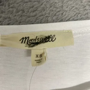 Madewell Womens Top XS White Cotton Balloon Bishop‎ Sleeve Blouse Shirt NU849 thumbnail 3