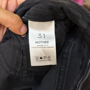 MOTHER THE LOOKER ANKLE FRAY Not Guilty‎ Black Size 31 thumbnail 11