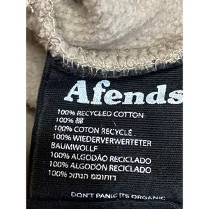 Afends Brown Long Sleeve Activewear Sports Hoodie Sweatshirt Sweater Top Size M thumbnail 4