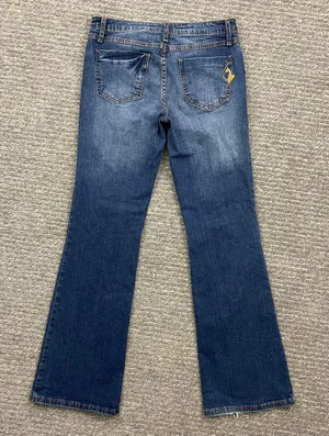 Baby Phat Vintage Y2K Faded Denim Bratz Vibes Mid Rise Flare Bootcut Leg Jeans thumbnail 8