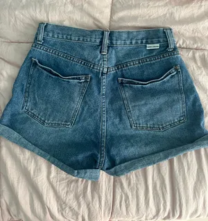 Billabong High Waisted Denim Mom Shorts thumbnail 3