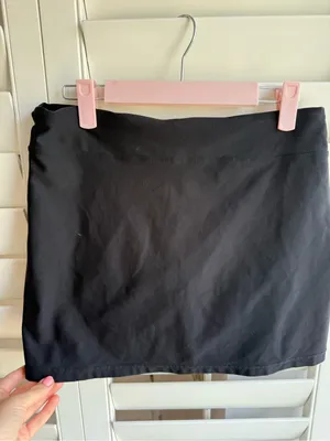 Nike y2k Black Athletic Skort with Subtle Logo xs thumbnail 4