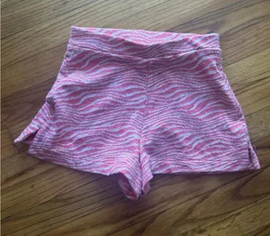 Zara Pink & White Zebra Print High-Rise Shorts – Size XS thumbnail 1