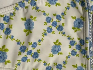 Wild Fable Floral String Bikini Set — Blue & White — Size S (4–6) — NWT thumbnail 2